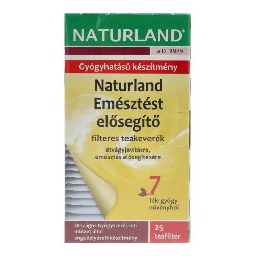 NATURLAND EMÉSZTÉST ELŐSEGÍTŐ TEA 25FILT