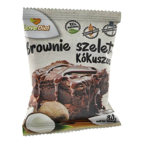 LOVE DIET BROWNIE KÓKUSZ 30G