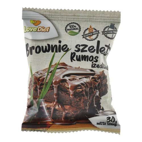 LOVE DIET BROWNIE RUM 30G