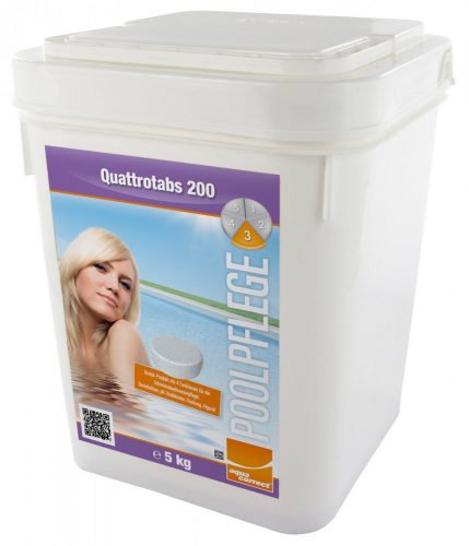 Aquacorrect Quattrotabs (200 gr) 5kg, 4in1 multi tabletta