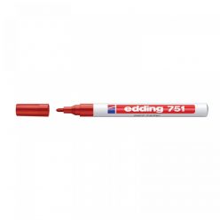 Lakkmarker 1-2mm, kerek Edding 751 piros 