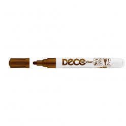 Lakkmarker, decomarker 2-4mm, kerek Ico barna 