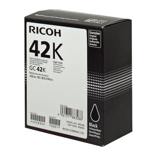 Ricoh  GC42 tintapatron black ORIGINAL 10K