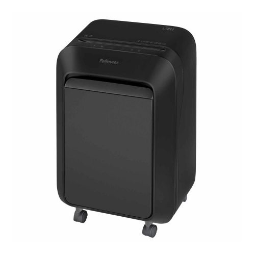 Iratmegsemmisítő, 14lap mikrokonfetti vágás 2x12mm, Fellowes® Powershred LX211, fekete