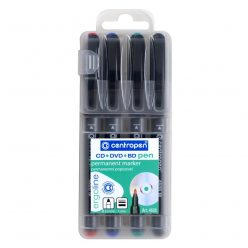 Alkoholos marker 1mm, CD/DVD Liner M Centropen 4606 4-es klt