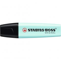   Szövegkiemelő 2-5mm, vágott hegyű, STABILO Boss original Pastel türkiz