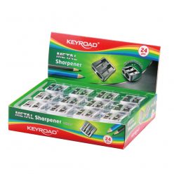 Hegyező 2 lyukú fém 24 db/display Keyroad Metal 