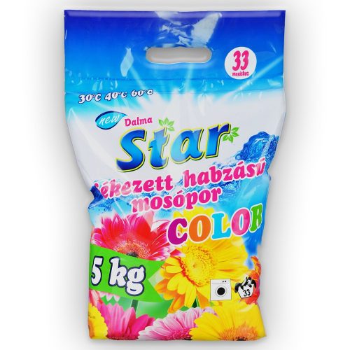 Mosópor 5 kg (33 mosás) színes ruhákhoz Dalma Star