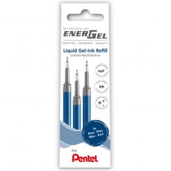   Tollbetét tűhegyű 3 db/csomag 0,25mm Pentel EnerGel LRN5-3C írásszín kék