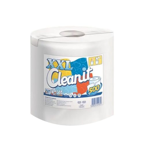 Háztartási papírtörlő 2 rétegű 500 lapos egyesével csomagolt Cleanit XXL500 Lucart