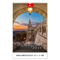 Falinaptár képes 230 × 330 mm Budapest B4 Dayliner 2024.