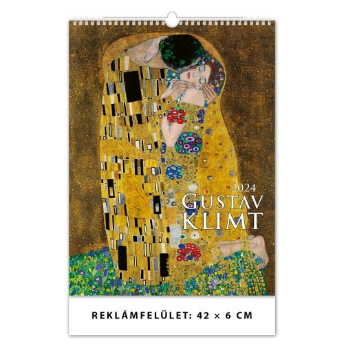 Falinaptár képes 420 × 560 mm Gustav Klimt Dayliner 2024.