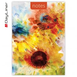 Notesz Colors A5 vonalas fehér lapokkal Sunflower Dayliner