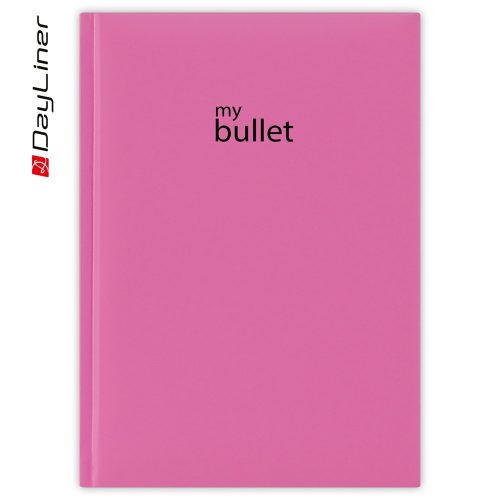 Notesz Pannon A5 fehér lapokkal bullet fuchsia Dayliner