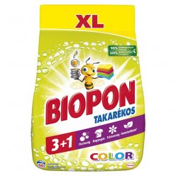   Mosópor 3 kg (50 mosás) színes ruhákhoz Biopon Takarékos Color