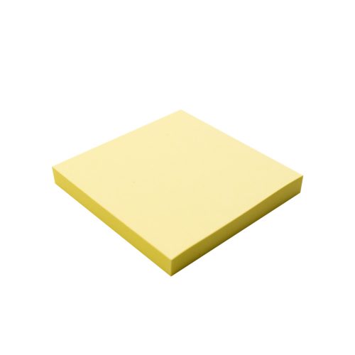 Jegyzettömb öntapadó, 76x76mm, 100lap, 12 tömb +12 tömb ajándék 3M 654 Post-It, sárga