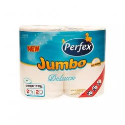   Háztartási papírtörlő 2 rétegű 2 tekercs/csomag 300 lap Boni Perfex Jumbo Deluxe