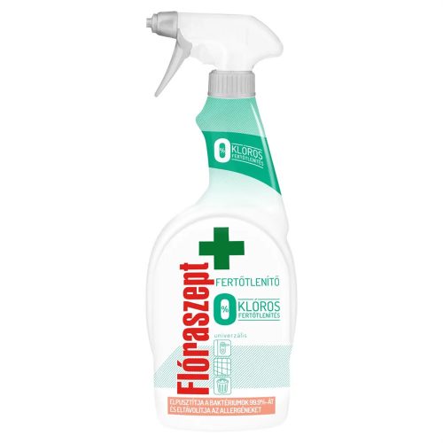 Fertőtlenítő hatású tisztítószer szórófejes 700 ml 0% klór Botanitech Univerzális Flóraszept