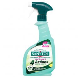   Fertőtlenítő hatású univerzális tisztítószer szórófejes 500 ml Lime Pure Sanytol_4 Actions