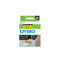   Feliratozógép szalag Dymo D1 S0720580/45018 12mmx7m ORIGINAL fekete/sárga