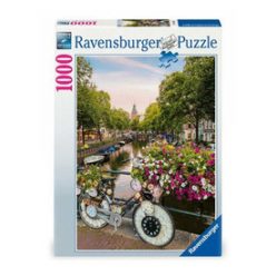 Puzzle 1000 db - Biciklik Amszterdamban