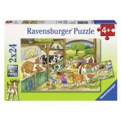 Ravensburger: Tanyasi élet 2 x 24 darabos puzzle