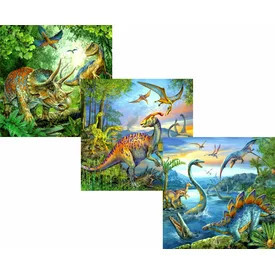 Ravensburger: Dinoszauruszok 3 x 49 darabos puzzle