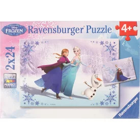 Ravensburger: Jégvarázs Testvérek örökre 2 x 24 darabos puzzle