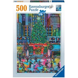 Ravensburger Puzzle 500 db - Rockefeller Karácsony