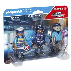 Playmobil Figura szett rendőrség 70669