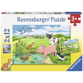 Ravensburger Háziállat kölykök 2 x 12 db-os puzzle