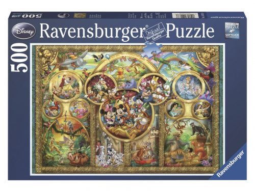 Ravensburger: Puzzle 500 db - Disney család