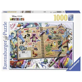 Ravensburger: Puzzle 1000 db - Könyvespolc