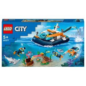 LEGO City 60377 Felfedező búvárhajó