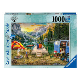 Puzzle 1000 db - Nyugodt kempingezés