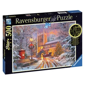 Puzzle 500 db - Ragyogó karácsony