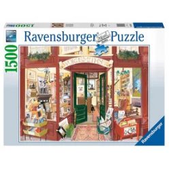 Ravensburger Puzzle 1500 db Wordsmith könyvesboltja