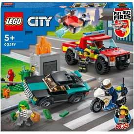 LEGO City 60319 Tűzoltás és rendőrségi hajsza