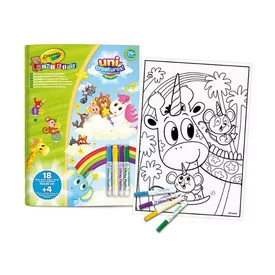 Crayola Mini Kids Állatkornis kifestő és filctoll