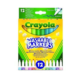 Crayola Kimosható vékony filctoll 12db