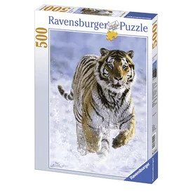 Ravensburger: Puzzle 500 db - Tigris a hóban