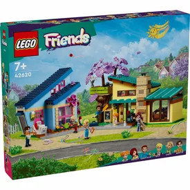 LEGO FRIENDS 42620 OLLY ÉS PAISLEY CSALÁDI HÁZAI