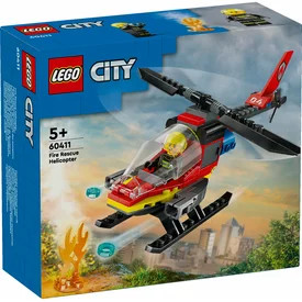 LEGO CITY FIRE 60411 TŰZOLTÓ MENTŐHELIKOPTER