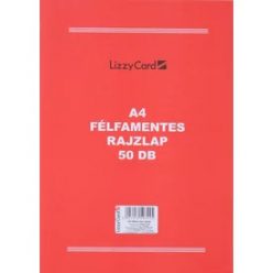 Félfamentes rajzlaptömb 50 lapos - A4