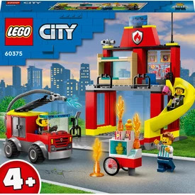 LEGO City 60375 Tűzoltóállomás és tűzoltóautó