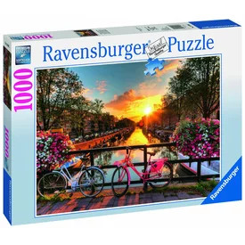 Ravensburger: Amszterdami bicikli túra 1000 darabos puzzle