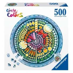 Puzzle kör 500 db - Cukorka