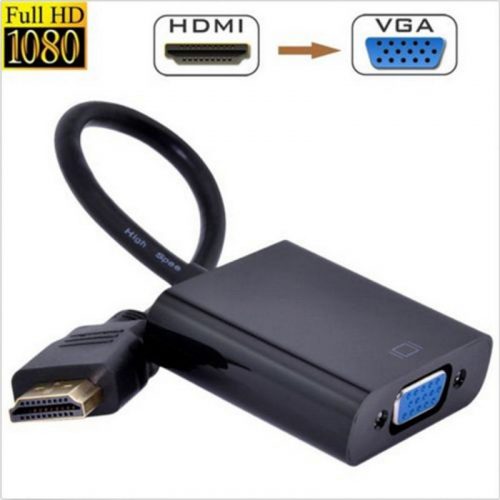 HDMI VGA átalakító kábel, HDMI VGA adapter, számítógép és monitor csatlakoztatásához