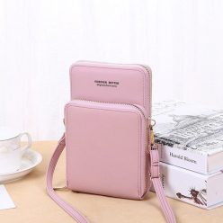   Fekete cipzáros crossbody női táska mindennapi használatra