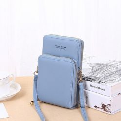   Fekete cipzáros crossbody női táska mindennapi használatra